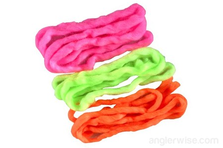 Glow Yarn Salmon Fishing